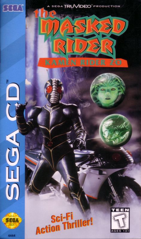 Kamen Rider ZO box art for Sega Mega CD